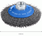 Cepillo cónico PRO Metal clean, 100 x 0,3 mm, rosca