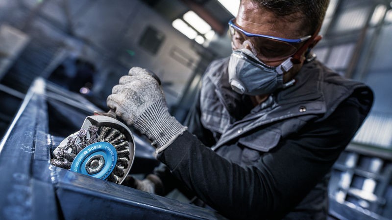 Disco de alambre PRO Metal clean, 115 x 0,3 mm, rosca