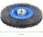 Disco de alambre PRO Metal clean, 115 x 0,3 mm, rosca