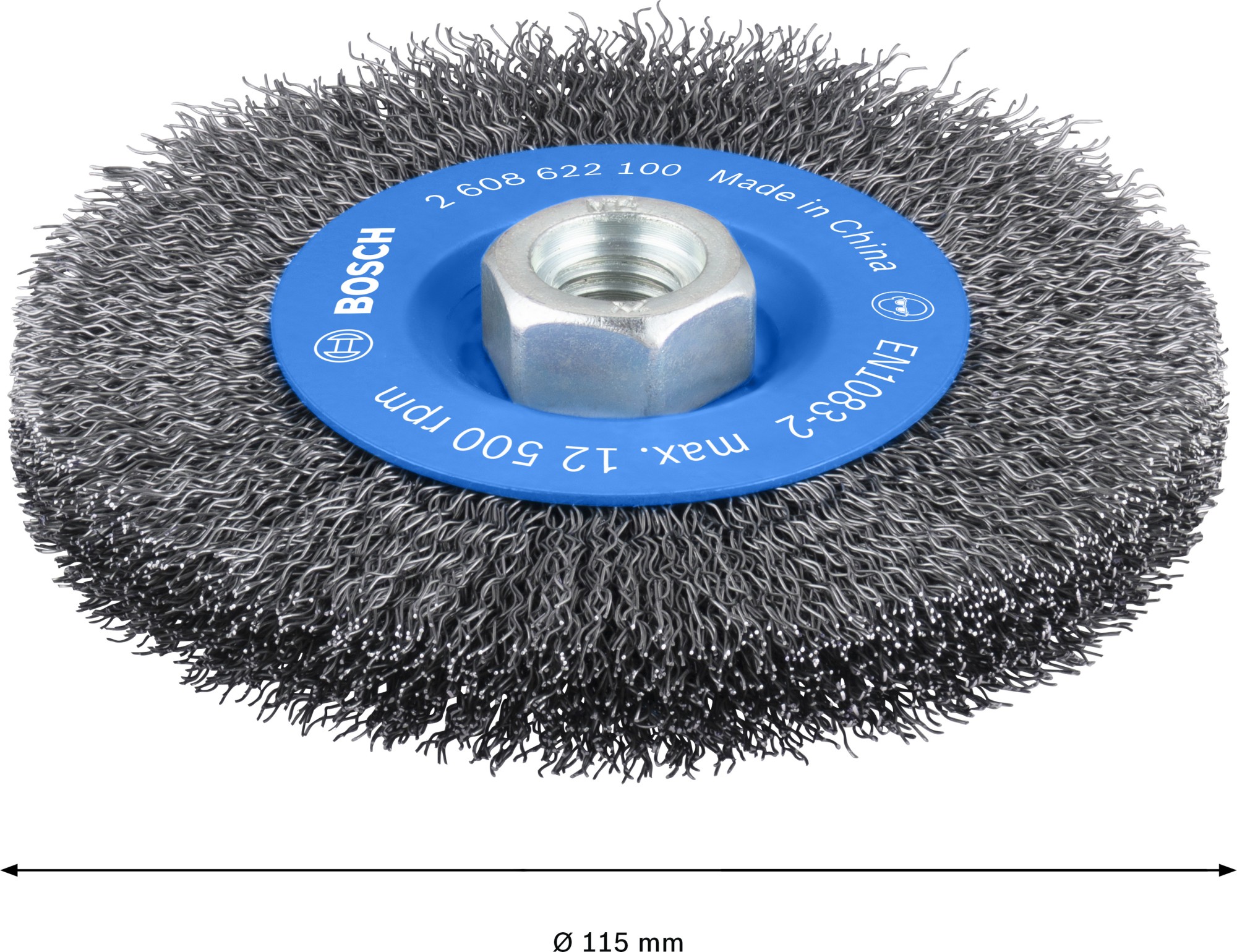 Disco de alambre PRO Metal clean, 115 x 0,3 mm, rosca