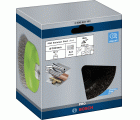 Cepillo de vaso PRO Stainless Steel clean, 100 x 0,3 mm, rosca