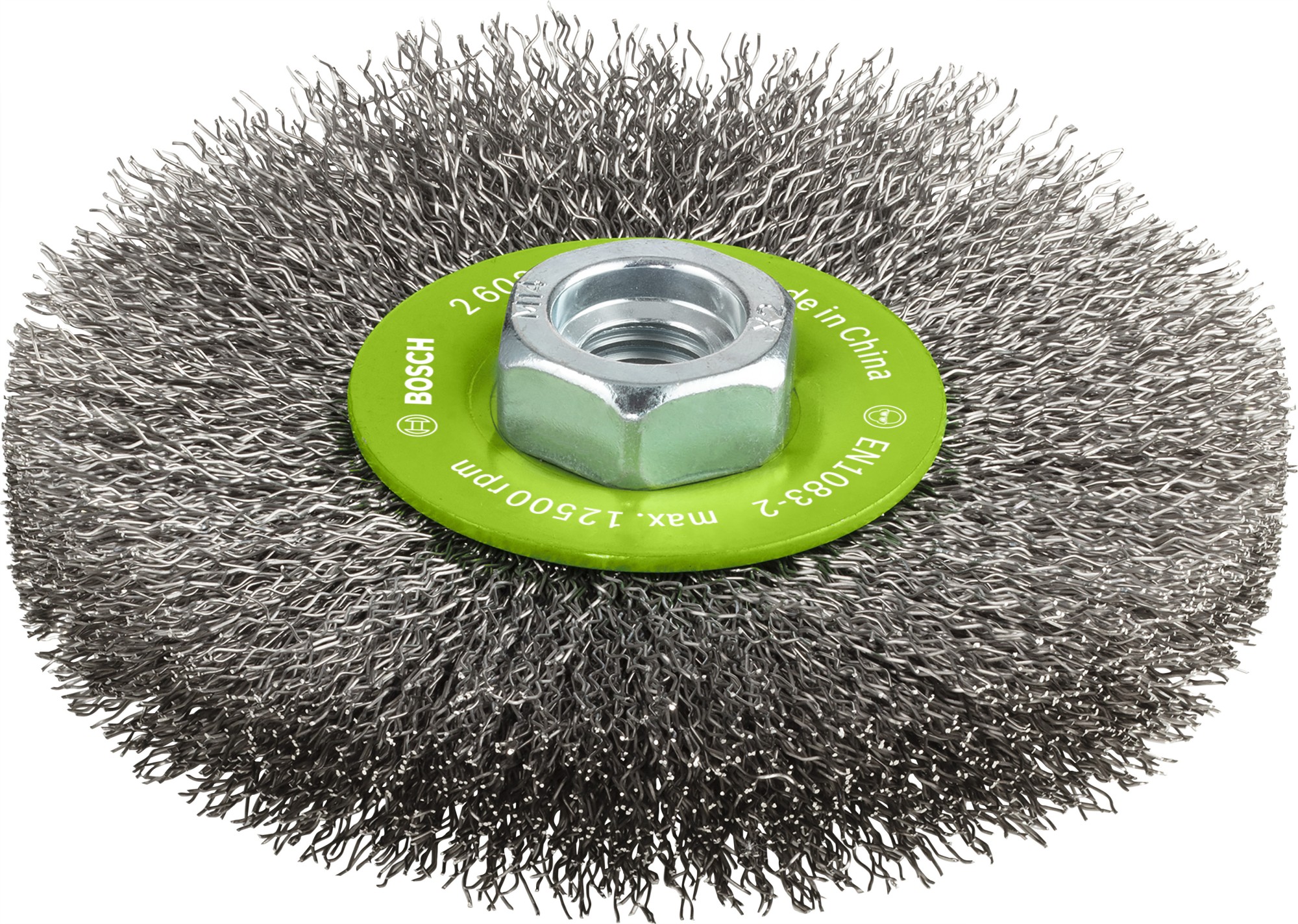 Disco de alambre ondulado PRO Stainless Steel clean para amoladoras grandes, rosca M14