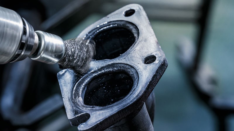 Cepillo de acabado PRO Metal clean, vástago de inserción recto, 15 x 0,2 mm