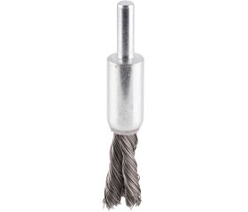 Cepillo de acabado de alambre trenzado PRO Metal heavy para taladros/atornilladores rotativos y de impacto, vástago de inserción cilíndrico