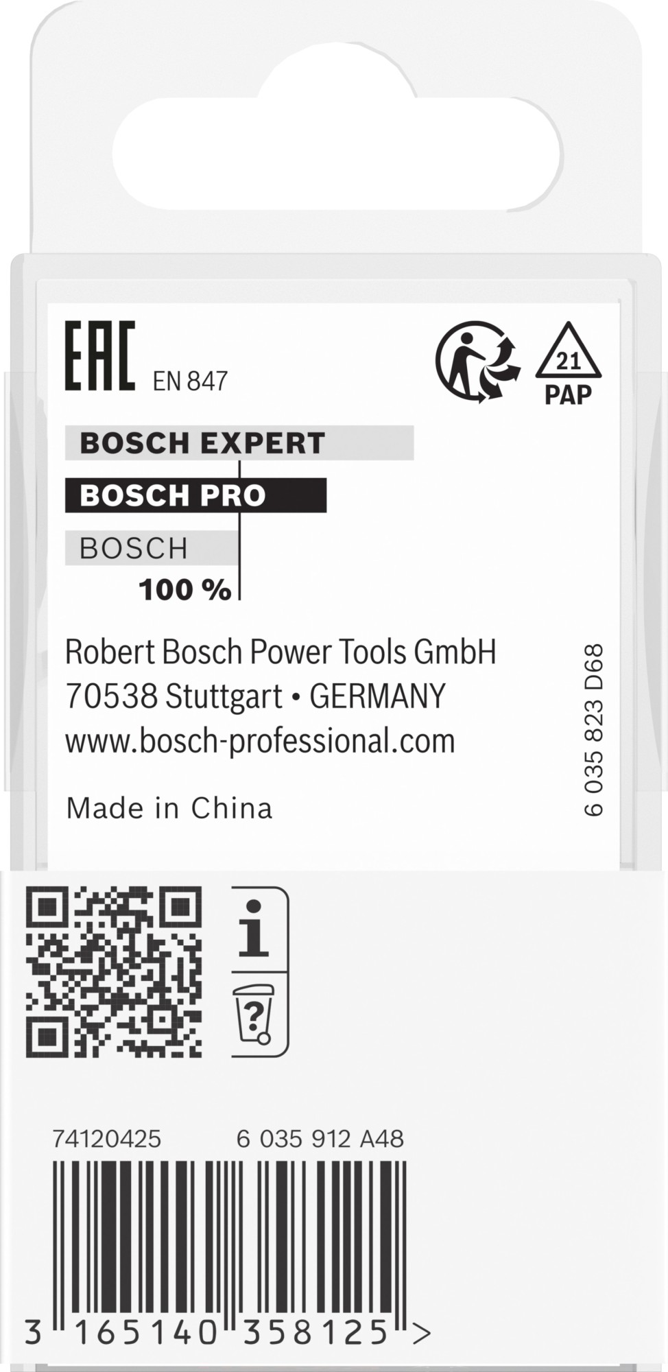 Broca fresadora para biseles PRO, 25°, vástago de 8 mm
