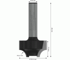 Broca fresadora PRO para óvolos, R 6,3, vástago de 8 mm