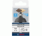 Broca fresadora PRO para moldura cóncava clásica, R 9,5, vástago de 8 mm