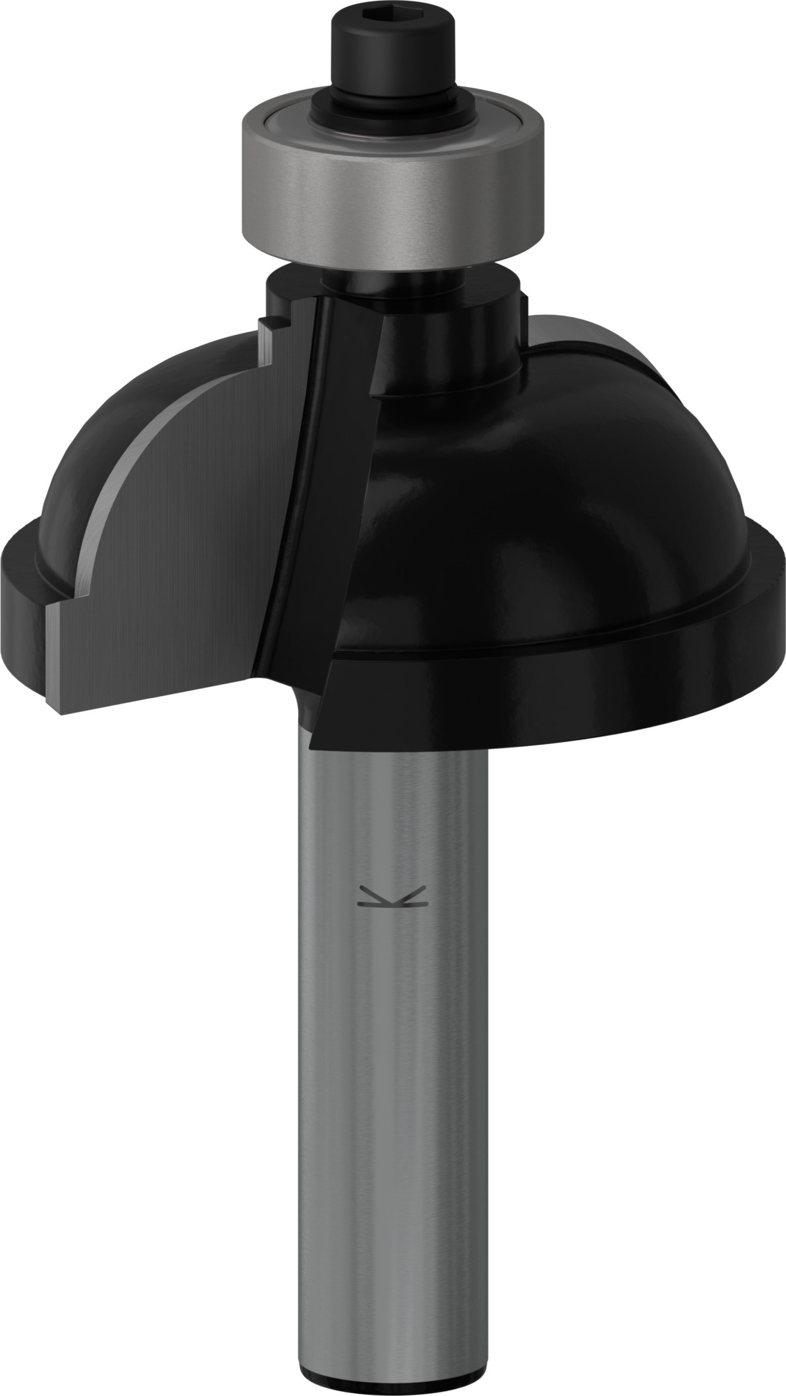 Broca fresadora PRO para moldura cóncava clásica, R 9,5, vástago de 8 mm