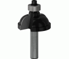 Broca fresadora PRO para moldura cóncava clásica, R 9,5, vástago de 8 mm