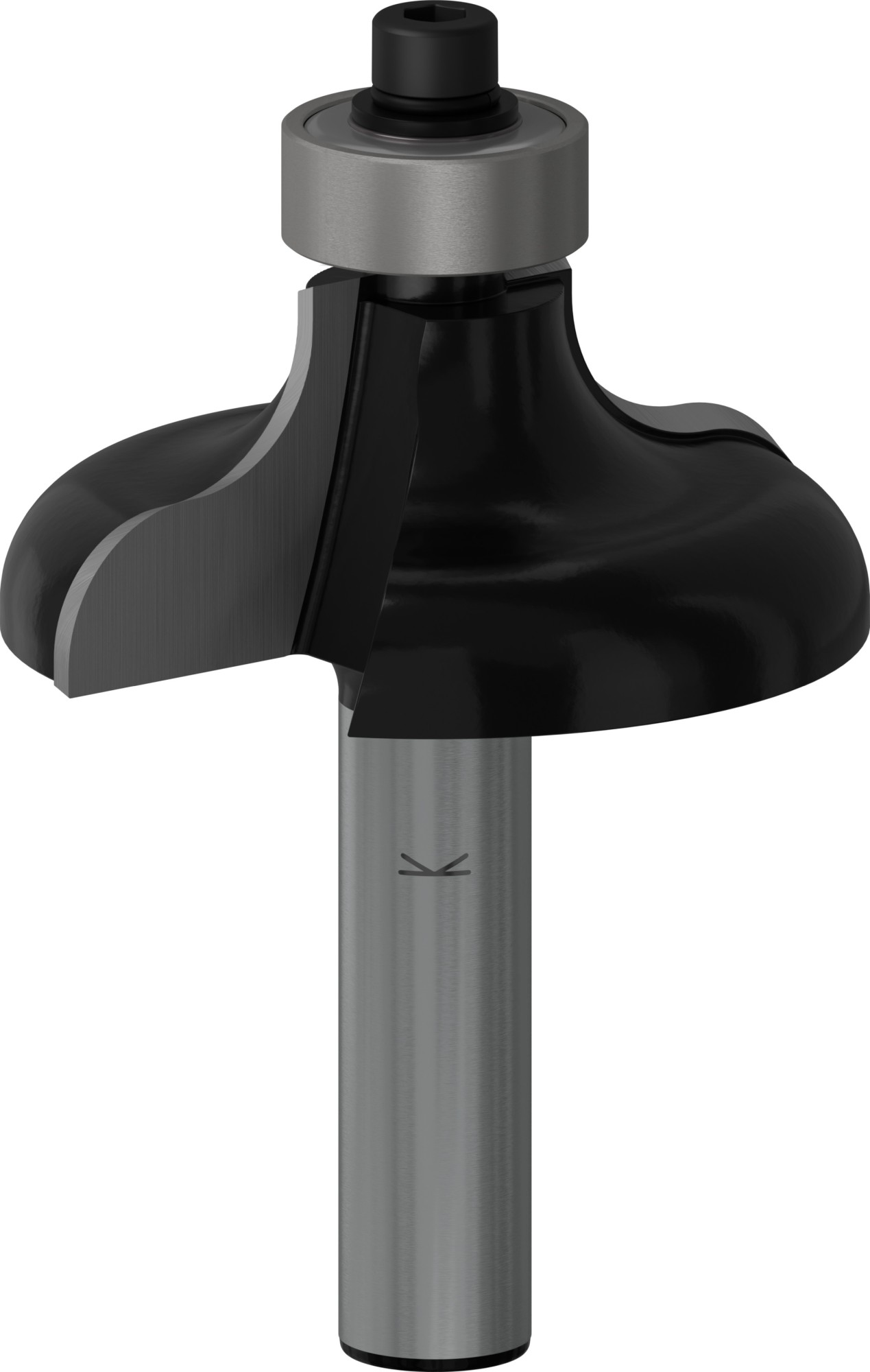 Broca fresadora PRO para moldura de filete, R 6,4, vástago de 8 mm