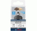 Broca fresadora PRO para moldura cóncava, R 8, vástago de 8 mm