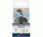 Broca fresadora PRO para moldura cóncava, R 12, vástago de 8 mm