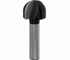 Broca fresadora PRO para molduras de media caña, R 10, vástago de 8 mm