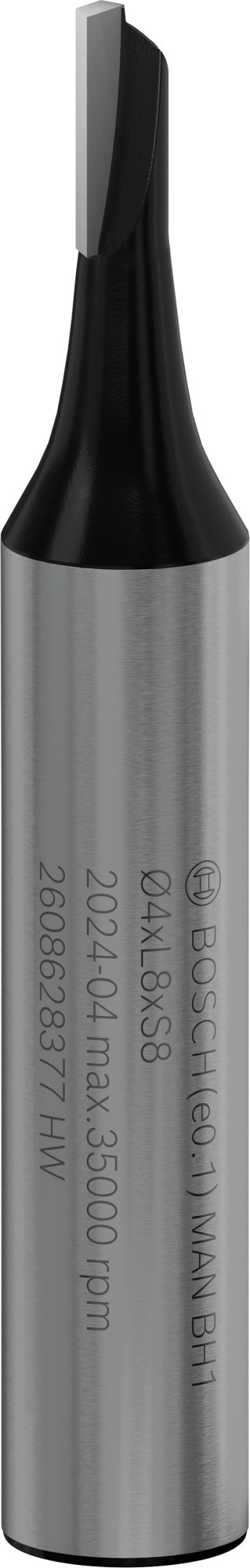 Broca fresadora recta PRO, una acanaladura