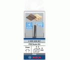 Broca fresadora recta PRO, dos acanaladuras, Ø 8 x L 19,6, vástago de 8 mm