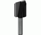 Broca fresadora recta PRO, dos acanaladuras, Ø 22 x L 24,6, vástago de 8 mm