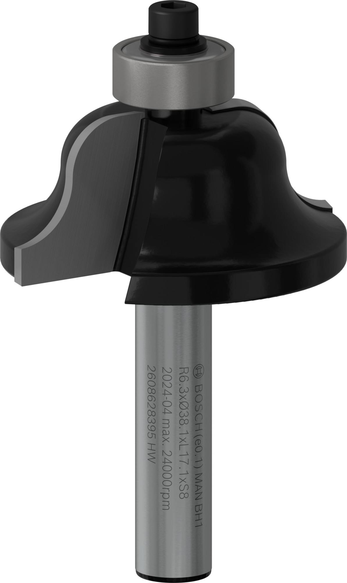 Broca fresadora romana conopial PRO; R 6,3, vástago de 8 mm