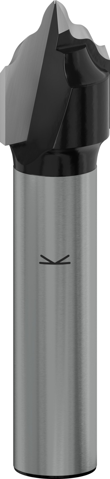 Broca fresadora PRO para ranura de moldura cóncava y cordón R 2,4, vástago de 8 mm