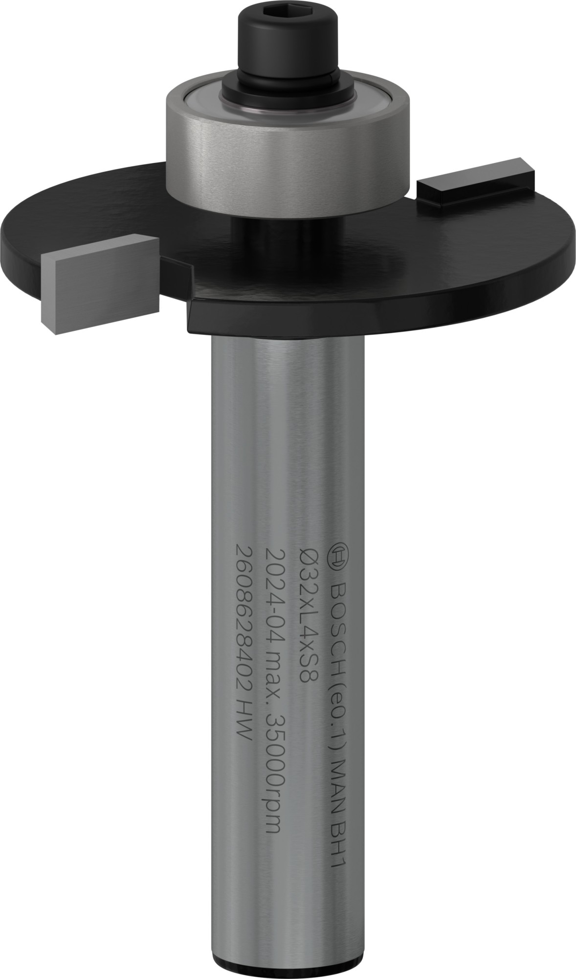 Broca fresadora para ranuras PRO, L 4, vástago de 8 mm