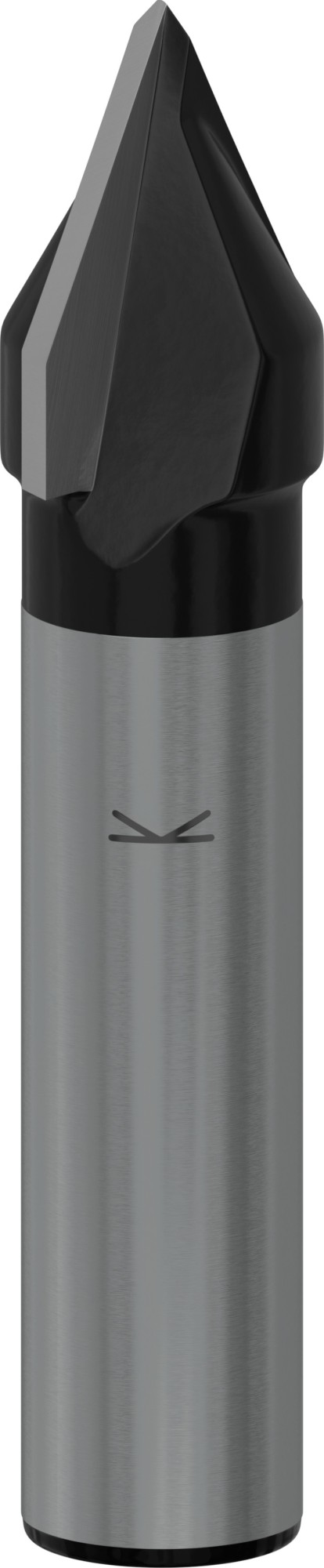 Broca fresadora PRO para ranuras en V, 60° x Ø 11, vástago de 8 mm