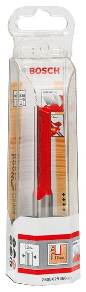 Fresa recta Expert for Wood, carburo, 12 mm, D1 12 mm, L 50,5 mm, G 98 mm