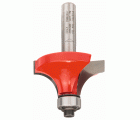Fresa para redondear Expert for Wood, 8 mm, D 38,1 mm, R1 12,7 mm, L 19 mm, G 61 mm