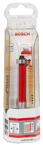 Fresa para recortar Expert for Wood Laminate, 12 mm, D1 12,7 mm, L 38,5 mm, G 93,6 mm