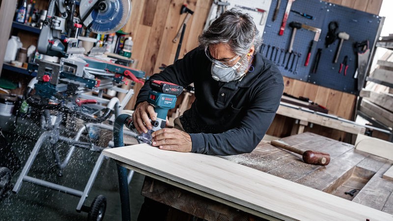 Broca fresadora de recorte al ras PRO con cojinete inferior, Ø 12,7 x L 40, vástago de 8 mm