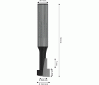 Broca fresadora PRO para bocallaves, Ø 10,5 x Ø 6,6, vástago de 8 mm