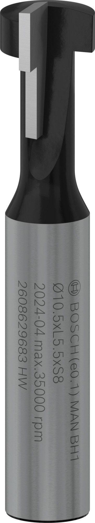 Broca fresadora PRO para bocallaves, Ø 10,5 x Ø 6,6, vástago de 8 mm