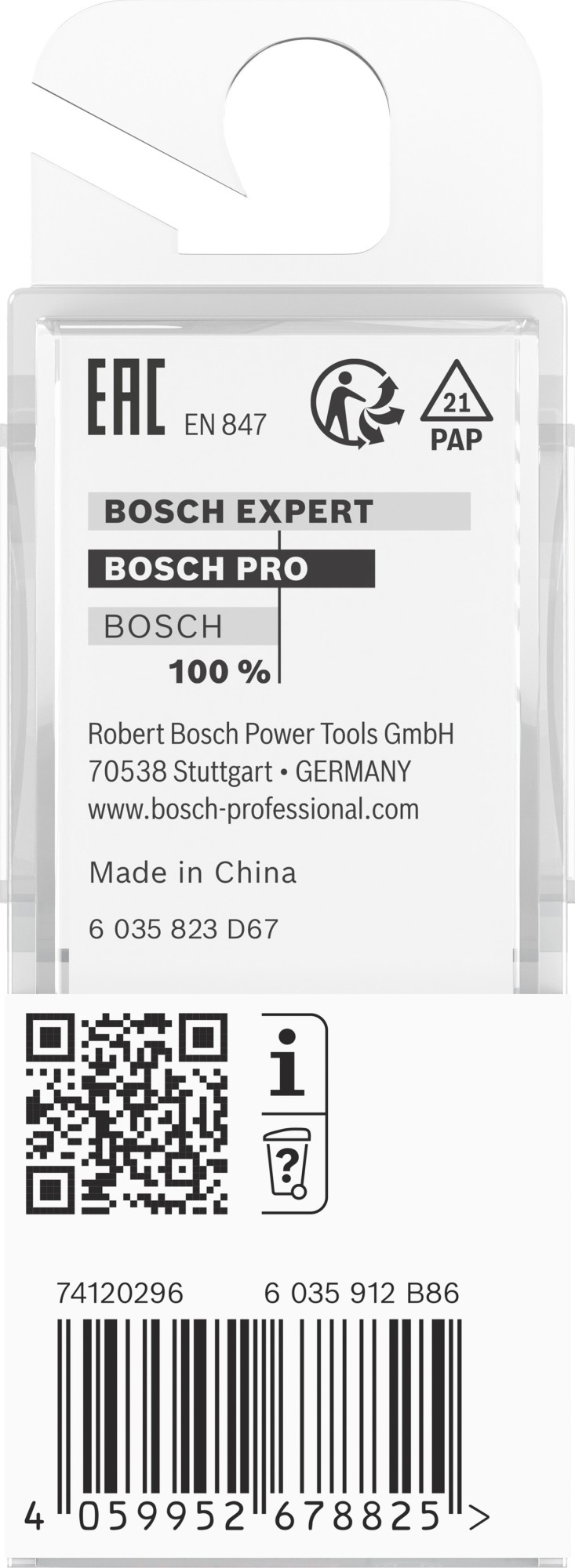 Broca fresadora PRO para bocallaves, Ø 13,5 x Ø 8,6, vástago de 8 mm