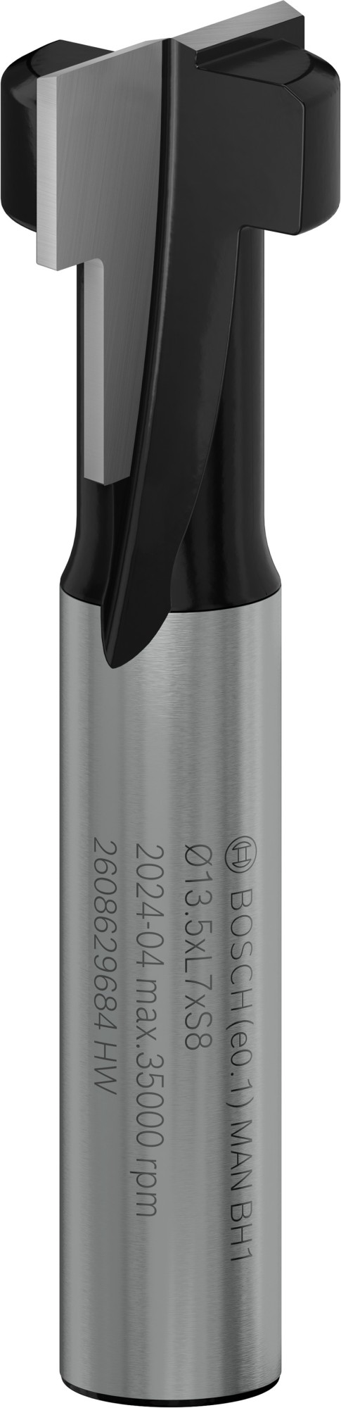 Broca fresadora PRO para bocallaves, Ø 13,5 x Ø 8,6, vástago de 8 mm