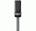 Broca fresadora de recorte al ras PRO con cojinete superior, Ø 5/8" x L 1", vástago de 1/4"