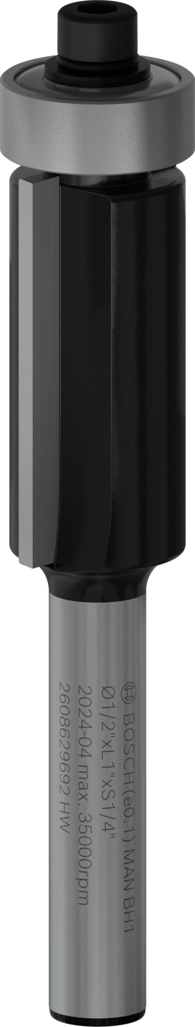 Broca fresadora de recorte al ras PRO con cojinete inferior