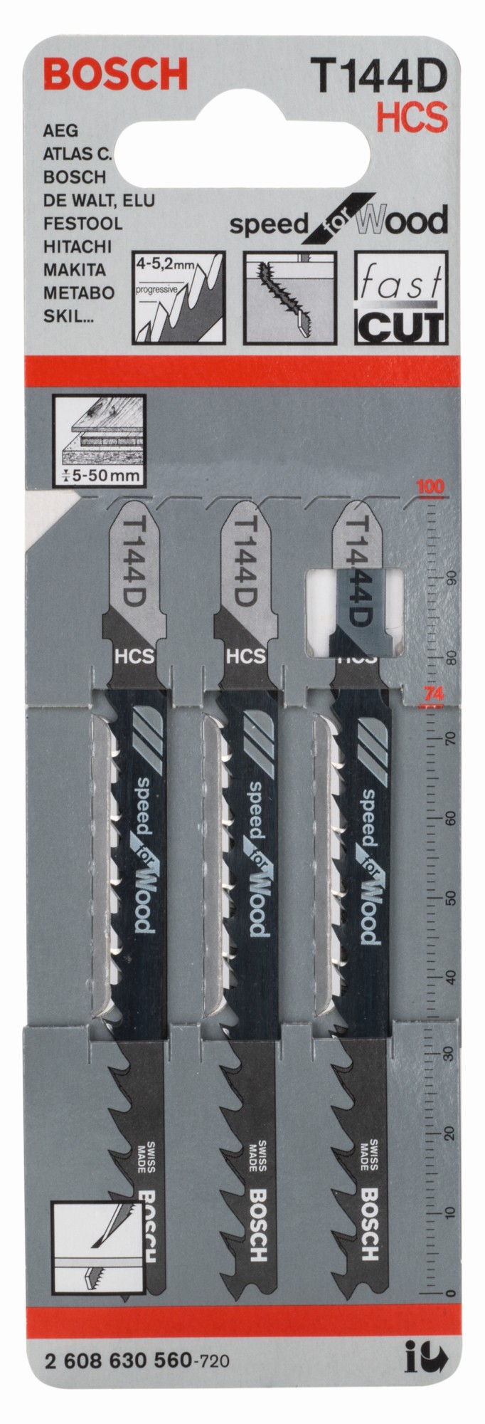 Hoja de sierra de calar T 144 D