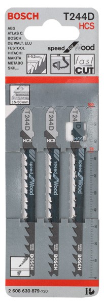 Hoja de sierra de calar T 244 D. Speed for Wood