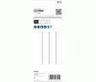 Hoja de sierra de calar PRO Wood precise T344DP 152 mm, 3 uds.