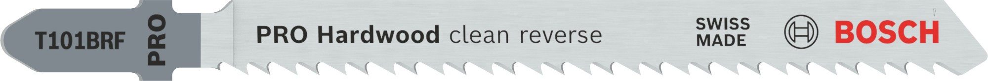 Hoja de sierra de calar PRO Hardwood clean reverse T101BRF, 100 mm, 5 uds.