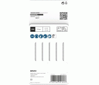 Hoja de sierra de calar PRO Metal curve T118EOF, 83 mm, 5 uds.