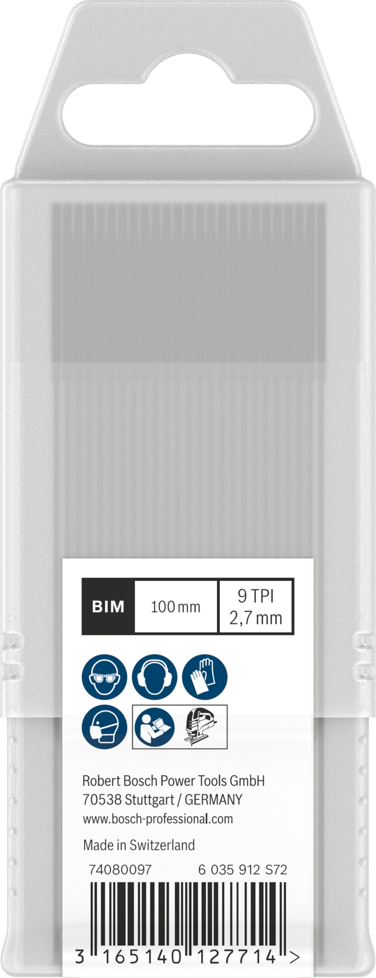 Hoja de sierra de calar PRO Hardwood clean T101BF, 100 mm, 25 uds.