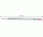 Hoja de sierra de calar PRO Multi Material thick and thin T345XF, 132 mm, 3 uds.