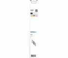 Hoja PRO Fibre Insulation S1213AWP, 1,5 x 22 x 300 mm, 2 unidades