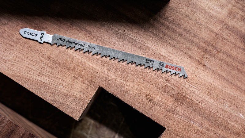 Hoja de sierra de calar PRO Hardwood clean T301CDF 117 mm, 5 uds.