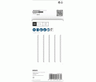 Hoja de sierra de calar PRO Hardwood clean T301CDF 117 mm, 5 uds.