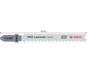 Hoja de sierra de calar PRO Laminate clean T101BIF, 83 mm, 5 uds.