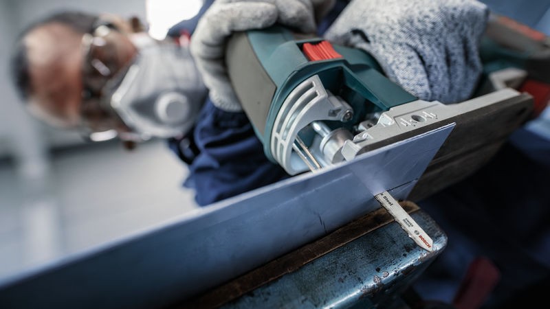 Hoja de sierra de calar PRO Stainless Steel T118GFS, 83 mm, 5 uds.