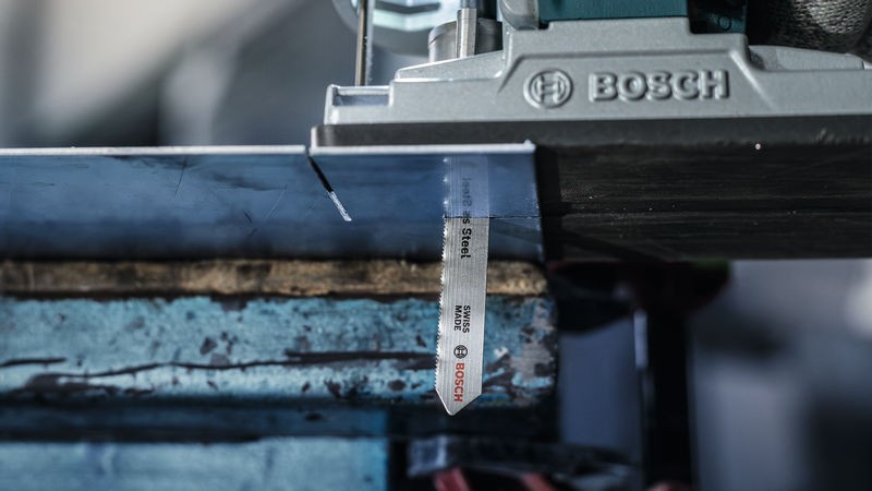 Hoja de sierra de calar PRO Stainless Steel T118GFS, 83 mm, 5 uds.