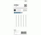 Hoja de sierra de calar PRO Metal Pipes and Profiles T321AF 132 mm, 5 uds.
