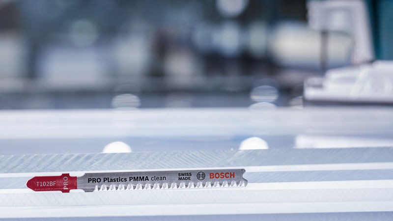 Hoja de sierra de calar PRO Plastics PMMA clean T102BF 92 mm, 3 uds.