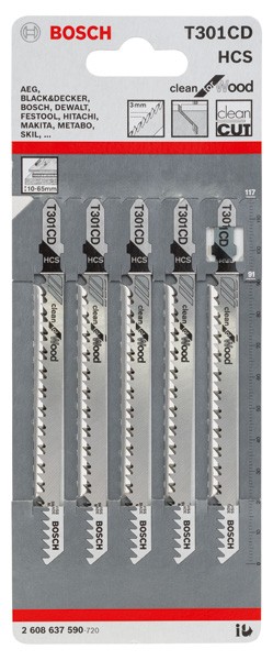 Hoja de sierra de calar T 301 CD